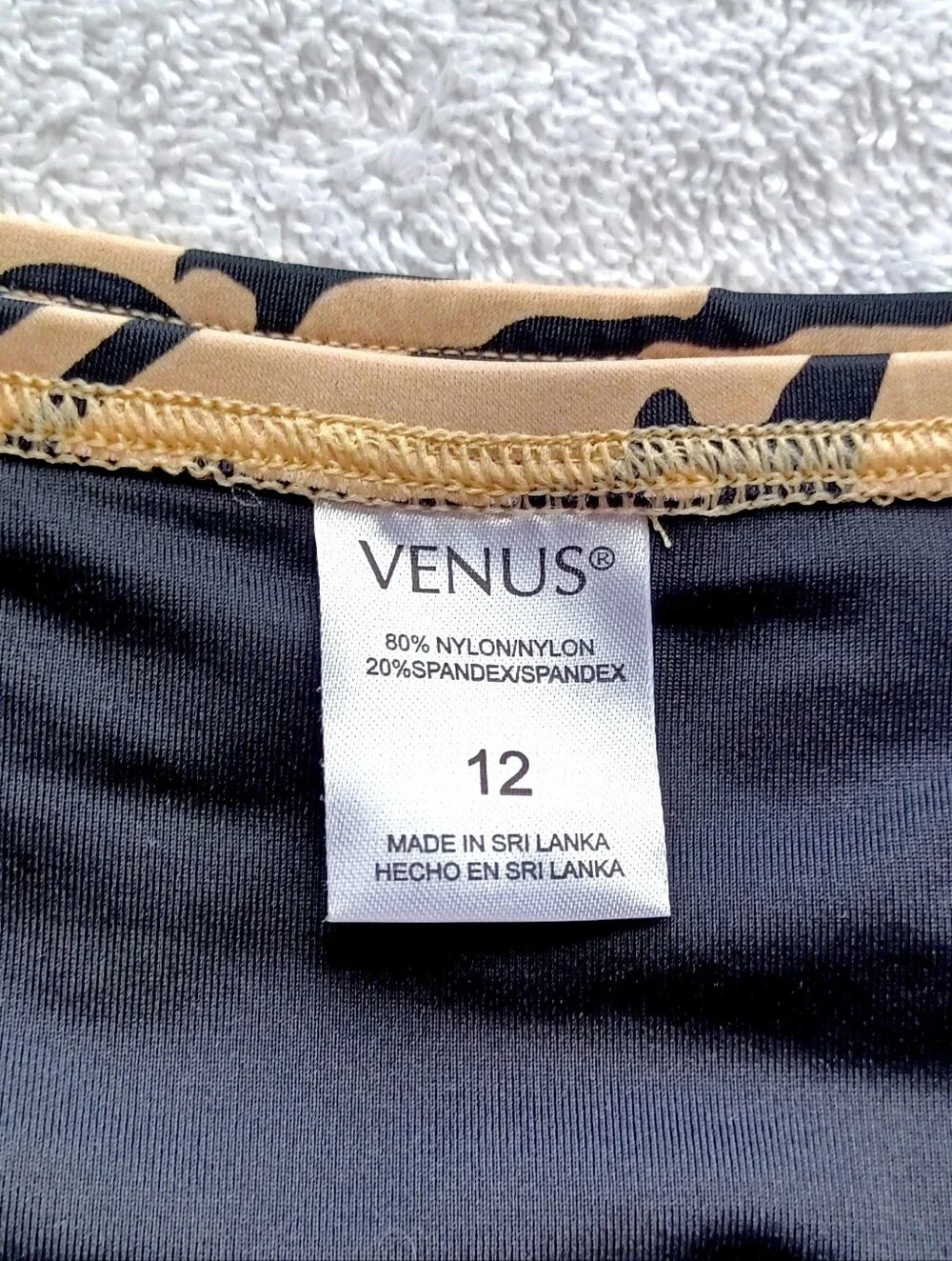 VENUS Tiger-Print Bikini Set, Size 12